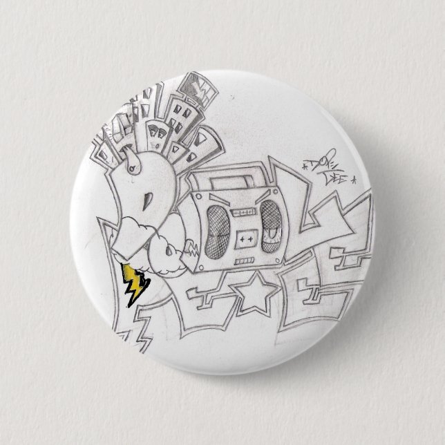 Runder Knopf Button (Vorderseite)