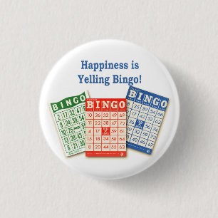 Runder Knopf des Bingo Button