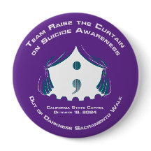 Runder Knopf, riesig, 4 Zoll