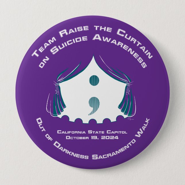 Runder Knopf, riesig, 4 Zoll Button (Vorderseite)