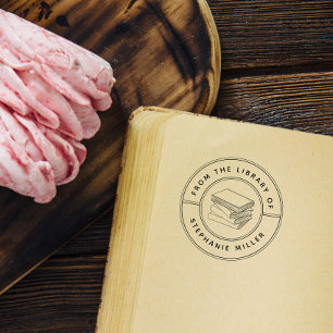 Runder Lehrer aus der Bibliothek des Selbstbildner Permastempel