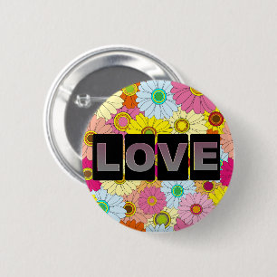 Runder Liebe Button