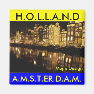 Runder Magnet - Holland