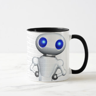 RUNDER MIT BINÄREM CODE TASSE