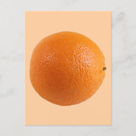 Runder Orangen Foto Postkarte