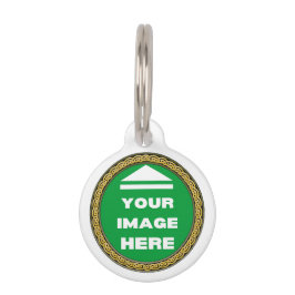 Runder Pet-Tag - Personalisiert - Bild hinzufügen  Haustiermarke