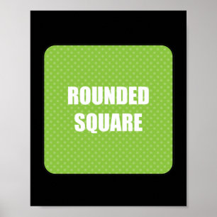 Runder Platz 15 x 15 Poster