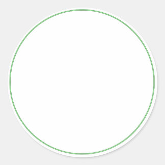 RUNDER Schlichter STICKER AN DER GRENZE - Grußkart