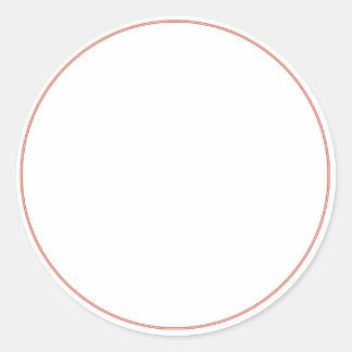 RUNDER Schlichter STICKER AN DER GRENZE - Grußkart