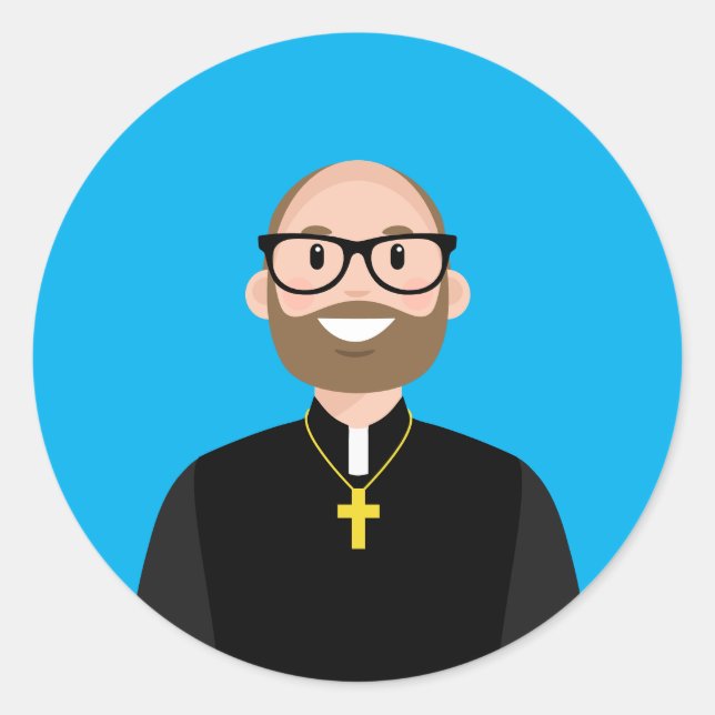 Runder Sticker (Vorderseite)