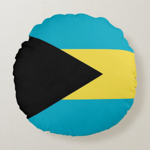 Runder Wurfkissen mit Flagge von Bahamas Rundes Kissen