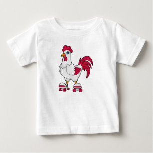 Runderneuerung auf Inline-Skaten mit Roller-Skaten Baby T-shirt