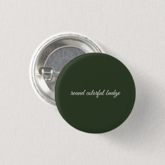 rundes Abzeichen Button