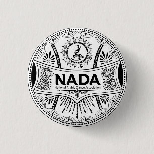 RUNDES ABZEICHEN NADA ORIENTALISCHER ART-1,25" BUTTON