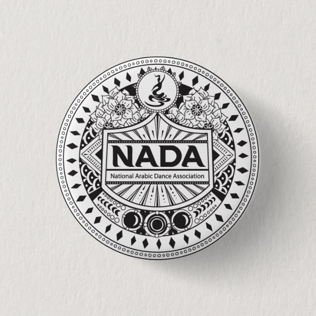 RUNDES ABZEICHEN NADA STAMMES- ART-1,25" BUTTON (Vorderseite)