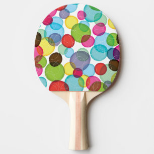 Rundes Blasenkindermuster 2 Tischtennis Schläger