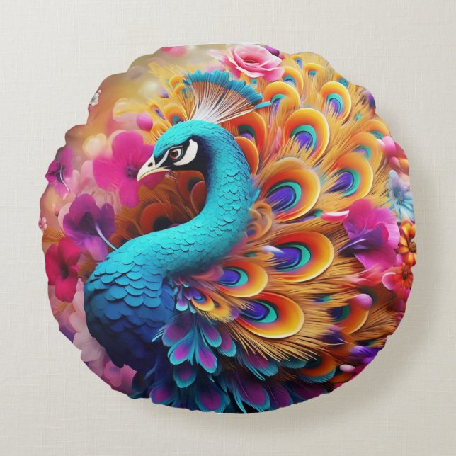 Rundes Dekokissen (41 cm) (Vorderseite)