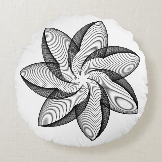 Rundes Dekokissen (41 cm) (Vorderseite)