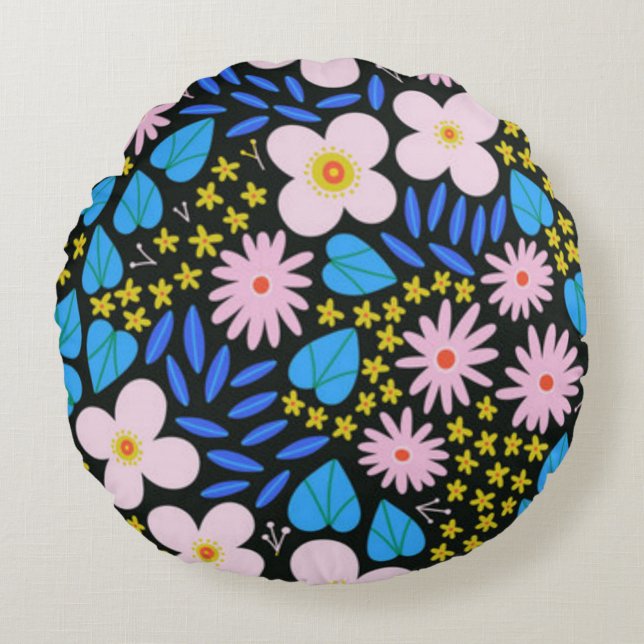 Rundes Dekokissen (41 cm) (Vorderseite)