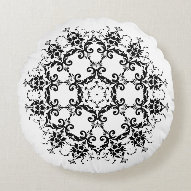 Rundes Dekokissen (41 cm) (Vorderseite)