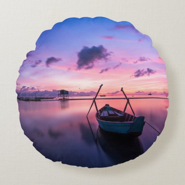 Rundes Dekokissen (41 cm) (Vorderseite)