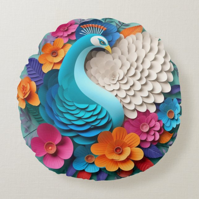 Rundes Dekokissen (41 cm) (Vorderseite)