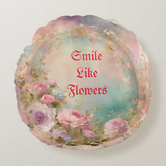 Rundes Dekokissen. Rundes Kissen