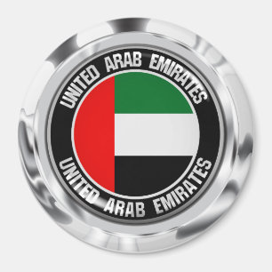 Rundes Emblem Arabische Emirates Magnet