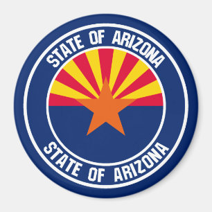 Rundes Emblem Arizonas Magnet