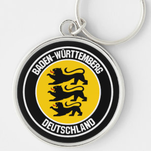 Rundes Emblem Baden-Württemberg Schlüsselanhänger