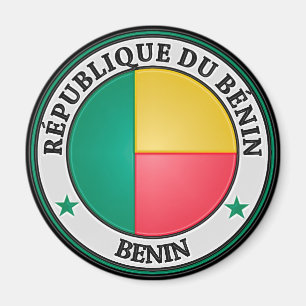 Rundes Emblem Benins Magnet