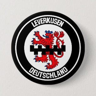 Rundes Emblem Leverkusens Button