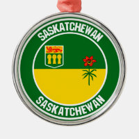Rundes Emblem Saskatchewans