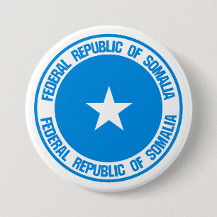 Rundes Emblem Somalias Button
