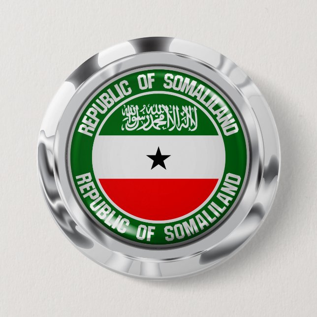 Rundes Emblem Somalilands Button (Vorderseite)