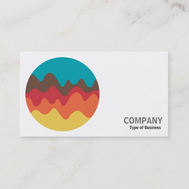 Rundes Foto - Soundskizze 08 Visitenkarte (Vorderseite)