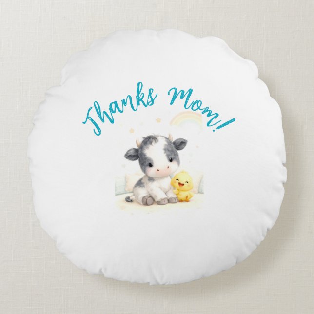 Rundes Kissen (Vorderseite)