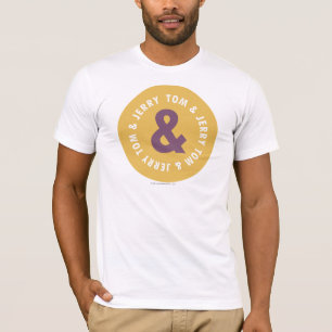 Rundes Logo 3 Toms und Jerry T-Shirt