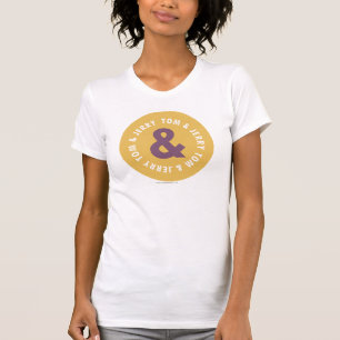 Rundes Logo 3 Toms und Jerry T-Shirt