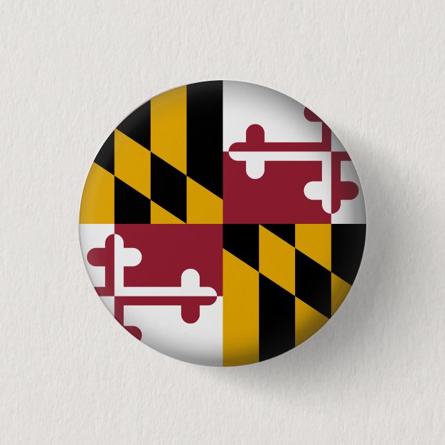 Rundes Maryland Button (Vorderseite)