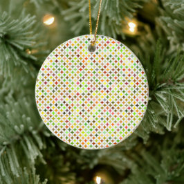 Rundes Ornament mit einem geometrischen Muster