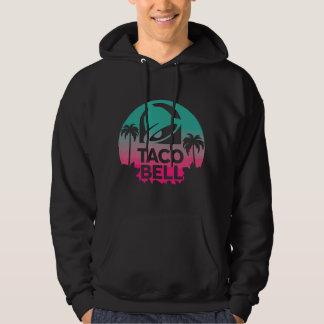 Rundes Palmenbaum-Logo Hoodie