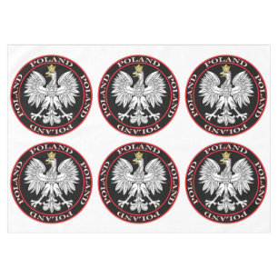 Rundes polnisches Eagle Tischdecke