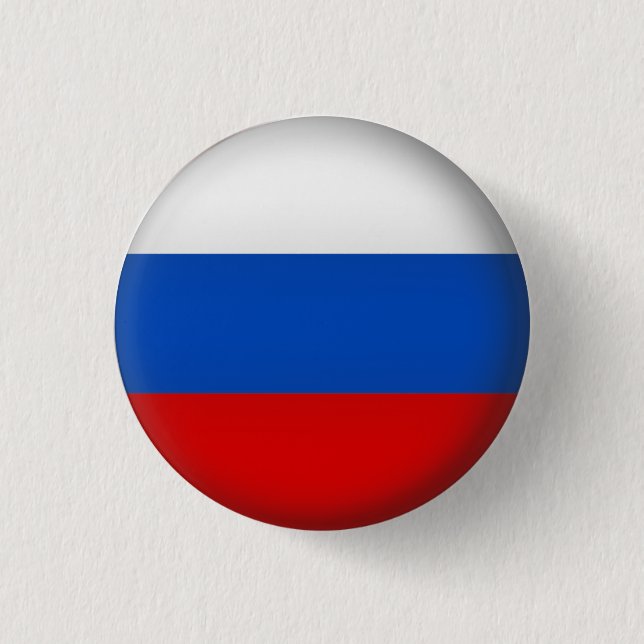 Rundes Russland Button (Vorderseite)