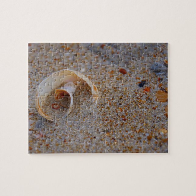 Rundes Seashell-Puzzlespiel Puzzle (Horizontal)