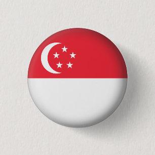 Rundes Singapur Button