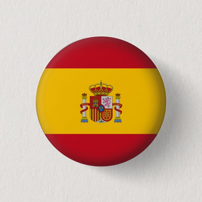Rundes Spanien Button (Vorderseite)