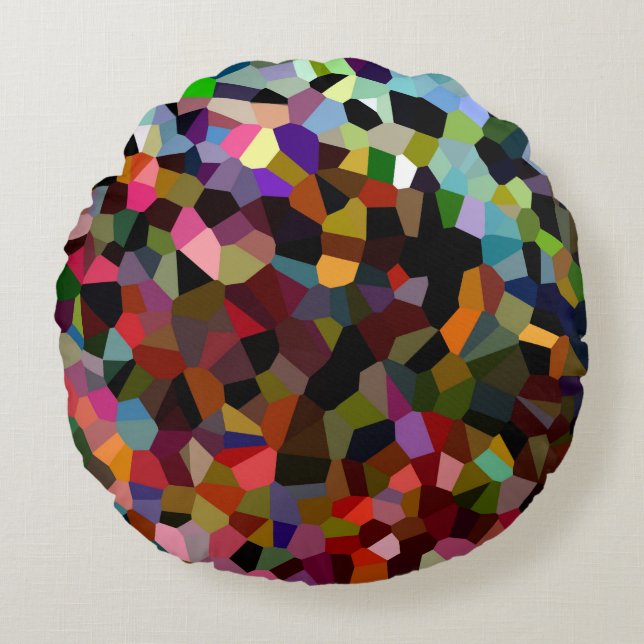 Rundes Wurfs-Kissen Mauritius durch C.L. Brown Kissen (Vorderseite)