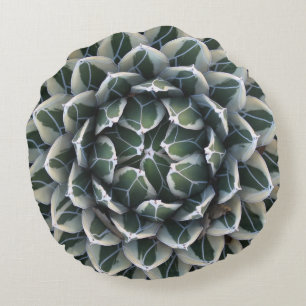 Rundes Wurfskissen der Agave, Baumwolle (16") Kissen