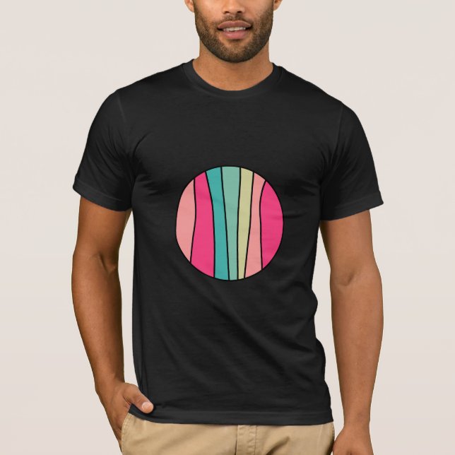 Rundfarbe Abstrakt 160422(02) T - Shirt (Vorderseite)